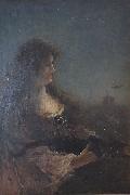 Alfred Stevens Allegory of the night oil on canvas